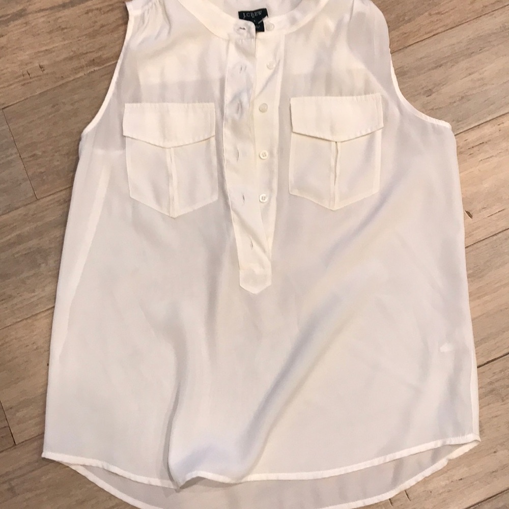 Sleeveless J.Crew Blouse